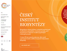 Tablet Screenshot of biosynteza.cz